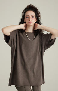 เสื้อยืด BEWS1787 ผ้าฝ้าย 100% แขนเสื้อแบบแร็กแลน ขายส่ง เนื้อผ้าหนา ทรงวินเทจ ล้างสีแบบแอซิดวอช เป็นมิตรกับสิ่งแวดล้อม ทรงโอเวอร์ไซส์ สกรีนโลโก้ได้ตามสั่ง - Product Image 5