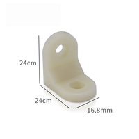 Support d'angle en plastique ABS pour meubles de maison et de bureau, support en forme de L pour armoire