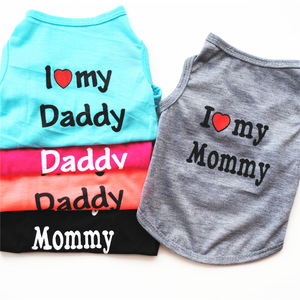 เสื้อยืดสุนัขคอตตอนแขนกุดสีขาวพิมพ์ลายได้ตามต้องการสำหรับฤดูใบไม้ผลิและฤดูร้อน - Product Image 2