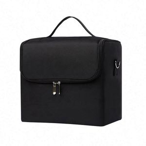 Wholesale Waterproof Polyester Oxford Cloth Cosmetic <b>Bag</b> Large Capacity Professional Make-up Case Cross-border Travel Toiletry - Product Image 1