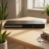 Switch de Acceso Gigabit de Alta Gama 24x 1G 4x 10GE SDN OpenFlow para Redes de Campus Empresariales y Capa de Acceso