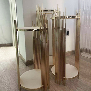 Oferta Especial: Elegante Soporte Dorado para Pastel para Decoración de Bodas y Eventos en Mesa de Dulces - Product Image 2