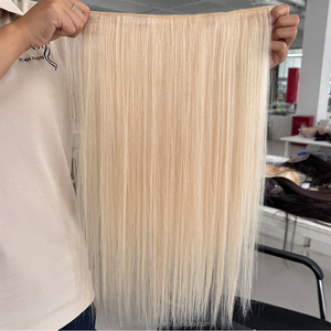 Extensions de cheveux Halo, sortie d'usine, double épaisseur, à clipser, 100% cheveux humains vierges Remy, couleur Ombré - Product Image 5