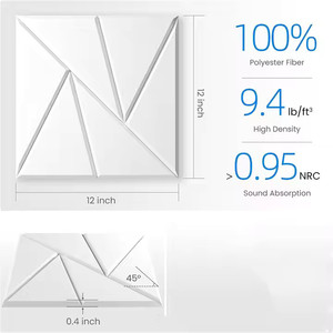 Bảng bọt cách âm và bảng, Bảng âm thanh mật độ cao, tấm Tường cách âm cho văn phòng studio tại nhà - Product Image 3