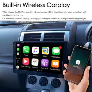 Radio para Auto Jeep Liberty 2010 Dodge Nitro 2008, Reproductor Multimedia Android 13, 2 DIN, GPS, Navegación, Autoradio, Unidad Principal Estéreo - Product Image 4