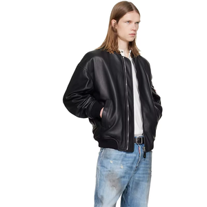Custom Biker <b>Jacket</b> Fading High Quality HeavyWeight <b>Brown</b> <b>Leather</b> <b>Jacket</b> - Product Image 2