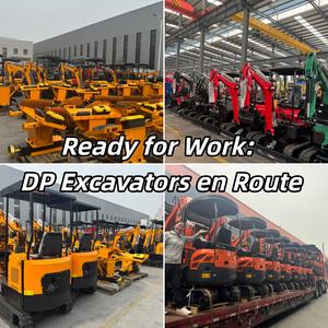 Excavadora pequeña Landward de 1 tonelada, 1T, 1000KG, precio bajo, Mini excavadora para mujer, máquina excavadora con remolque, 2 uds. - Product Image 5