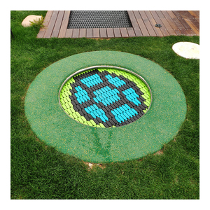 Mini <span class=keywords><strong>trampoline</strong></span> rond de 12 pouces pour adultes et enfants, rebondisseur <span class=keywords><strong>rectangulaire</strong></span> pour le fitness en extérieur - Product Image 1