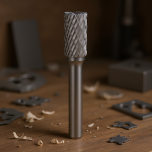 Cortador Rotatorio Fervi con Punta de Diamante de 6mm de Carburo de Tungsteno para Metal, Madera y Plástico - Product Image 3