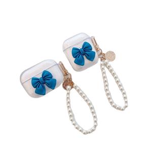 Étui de protection à nœud papillon pour <span class=keywords><strong>Airpods3</strong></span> 2e 3e génération Pro2 étui de protection de casque à nœud mignon pour fille de haute qualité - Product Image 5