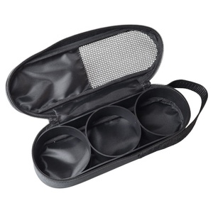 Sac <span class=keywords><strong>de</strong></span> transport ZQURE pour boules <span class=keywords><strong>de</strong></span> pétanque et <span class=keywords><strong>de</strong></span> bocce avec housse en filet pour 3 boules - Product Image 3