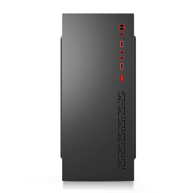 Metal case with Good Quality, Black Office and Home Use case Suitable for Assembling Computers with Small to Medium Motherboards