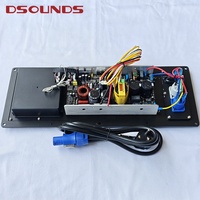 Module d'amplificateur actif 500W, module d'amplificateur professionnel de classe D, 2 voies pour caisson de basses et enceinte colonne avec DSP