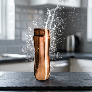 Bouteille d'eau isotherme en acier inoxydable réutilisable de 750 ml, écologique, compatible lave-vaisselle, résistante à l'eau bouillante, avec infuseur à thé - Product Image 3