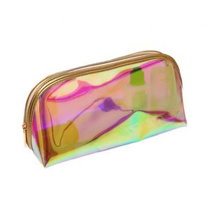 Cosmetic Zipper Pouch with PVC Material-Screen Printed Durable & Recyclable for Travel & Daily Use - Product Image 3