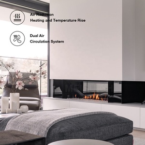 Cheminée à gaz MEISU.CH G a S 72 pouces pour intérieur/extérieur, prise d'air multi-combustibles, vente en gros, cheminée à gaz pour chauffage - Product Image 3