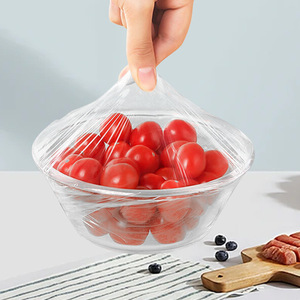 Film plastique jetable, sac de conservation alimentaire de qualité alimentaire pour la maison, avec ouverture élastique, style bonnet de douche. - Product Image 2