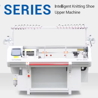 Dernier modèle Cixing SF3 36 pouces, machine à tricoter plate à 3 systèmes, équipement de tricot jacquard pour empeignes de chaussures