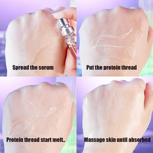 Produits en vogue, <span class=keywords><strong>fil</strong></span> <span class=keywords><strong>de</strong></span> <span class=keywords><strong>collagène</strong></span> en <span class=keywords><strong>soie</strong></span>, protéine, raffermit les fils <span class=keywords><strong>de</strong></span> <span class=keywords><strong>collagène</strong></span>, élimine les rides, la peau, les lignes du visage, pas <span class=keywords><strong>de</strong></span> kit d'aiguilles - Product Image 6