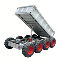Nouveau Transporteur Électrique Télécommandé pour Terres Agricoles, Vergers et Chantiers de Construction, 8x8, 1500 kg, Chariot de Manutention de Matériaux Agricoles