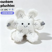 Vente en gros de jouets en peluche flocon de neige Kawaii, porte-clés en peluche de haute qualité en forme de flocon de neige pour enfants, cadeau