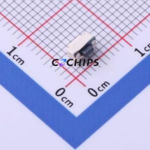 YTSA002A0321202B Tactile Switch SMD Switch Single Pole Single Throw Rectangle Button 1.2N Horizontal Mount - Product Image 1