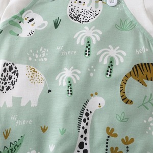 Ropa para bebé con cierre de botón a presión en la entrepierna, mono con estampado de <span class=keywords><strong>Koala</strong></span>, mono de manga corta, pijamas para bebé de 0 a 18 meses - Product Image 6
