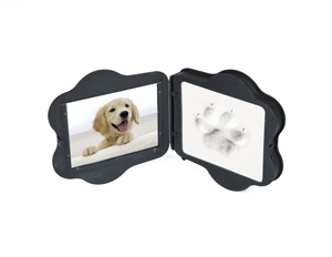 Cadre photo souvenir en <span class=keywords><strong>argile</strong></span> pour empreintes de pattes de <span class=keywords><strong>chien</strong></span>, chat ou animal de compagnie - Product Image 2