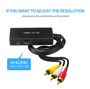 Convertisseur vidéo composite HDM1 vers AV 3RCA pour jeux rétro PS2 PS3 Xbox N64 SNES, câble adaptateur HDM1 vers RCA - Product Image 2