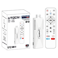 Dispositivo de TV Android 14 Utocin U12 Certificado por YouTube, RK3539 Future Online 2GB 16GB Wifi6, Android Fire TV Stick