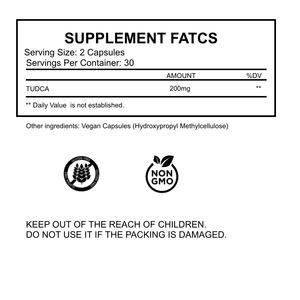 Cápsulas Astrawell TUDCA OEM ODM, Suplementos de Suporte Hepático com Ácido Tauroursodeoxicólico - Product Image 2