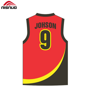 100% Polyesterfarbstoff-Sublimationsanfertigung custom made black Basketball uniforms - Product Image 5