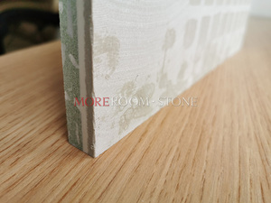 Base <span class=keywords><strong>in</strong></span> Piastrelle <span class=keywords><strong>di</strong></span> Porcellana Composita Terrazzo con Aggregato <span class=keywords><strong>di</strong></span> <span class=keywords><strong>Marmo</strong></span> Bianco e Vetro Verde - Product Image 6