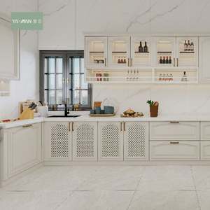 Armoire de cuisine autoportante YAMAN avec double porte battante, accessoires de cuisine DTC - Product Image 3