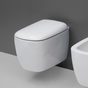 Flaminia Monò WC in ceramica stile europeo WC a doppio filo serbatoio nascosto senza montatura WC in un pezzo per bagno - Product Image 1