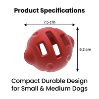 Juguete de Goma Natural para Perros, Dispensador de Golosinas, Pelota Interactiva para Masticar, Juguete para Perros Agresivos, Venta al Por Mayor