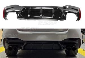 <b>Car</b> Rear Bumper Lip <b>Diffuser</b> Spoiler Glossy Black Modification Part for BMW 5 Series G30 G38 2017 <b>Car</b> Accessories - Product Image 4