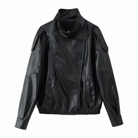 Veste décontractée pour femme, coupe-vent, chaude, à manches longues, avec col montant, pour l'hiver et l'automne, respirante, en tissu imprimé