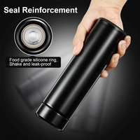 Bouteille d'eau intelligente à hydrogène avec affichage numérique LED de la température, gourde isotherme double paroi en acier inoxydable, thermos de voyage durable