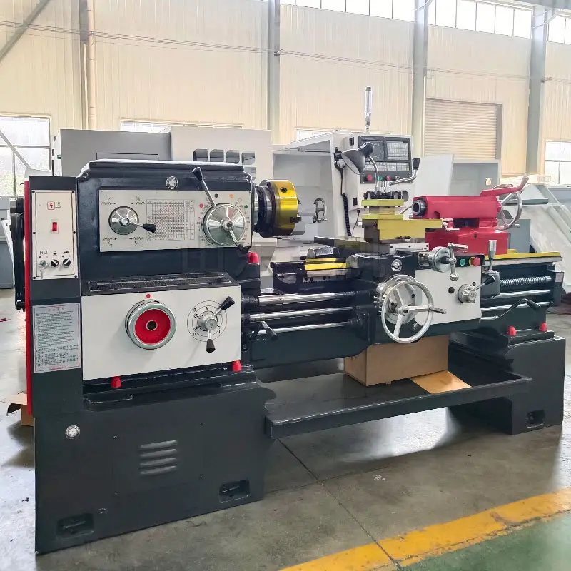 High Quality Universal Lathe Horizontal Flat Bed Lathe Manual Metal Turning Machine Lathe