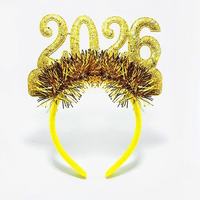 Serre-tête en plastique scintillant pour filles Gillian 2026, modèle GH004528, pour fête d'enfants, carnaval, Noël, décoration, vente chaude