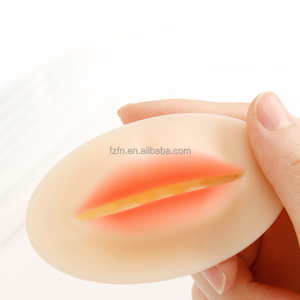 Mais recente Lip Tattoo Practice 3D Lip Skin Open Mouth Soft Silicone Latex para Microshading Realista Permanente Maquiagem Training Tool - Product Image 6