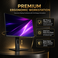 PC Tout-en-un en Gros 22 24 Pouces Ultra Mince LED IPS Intel Core I3 I5 I7 DDR4 SSD 1920x1080 Windows 11 Distribution en Vrac