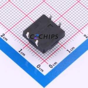 TS018-CBY1FH9.0 Tactile Switch Through hole-4P,12x12mm Switch Single Pole Single Throw Round Button 2.5N Through Hole - Product Image 2