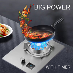 موقد غاز بفرن واحد من الستانلس ستيل، محمول ومقاوم للحريق، للاستخدام التجاري والمنزلي - Product Image 5