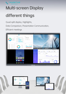 Leaderhub 65 75 85 Inch 4K Tất Cả Trong Một Tương Tác Phổ Thông Minh Kỹ Thuật Số Bảng Với 50MP Máy Ảnh - Product Image 5