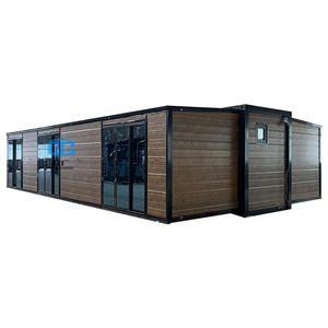 Villa préfabriquée méditerranéenne-Maison extensible de 40 pieds avec terrasse, toit en terre cuite et volets - Product Image 3