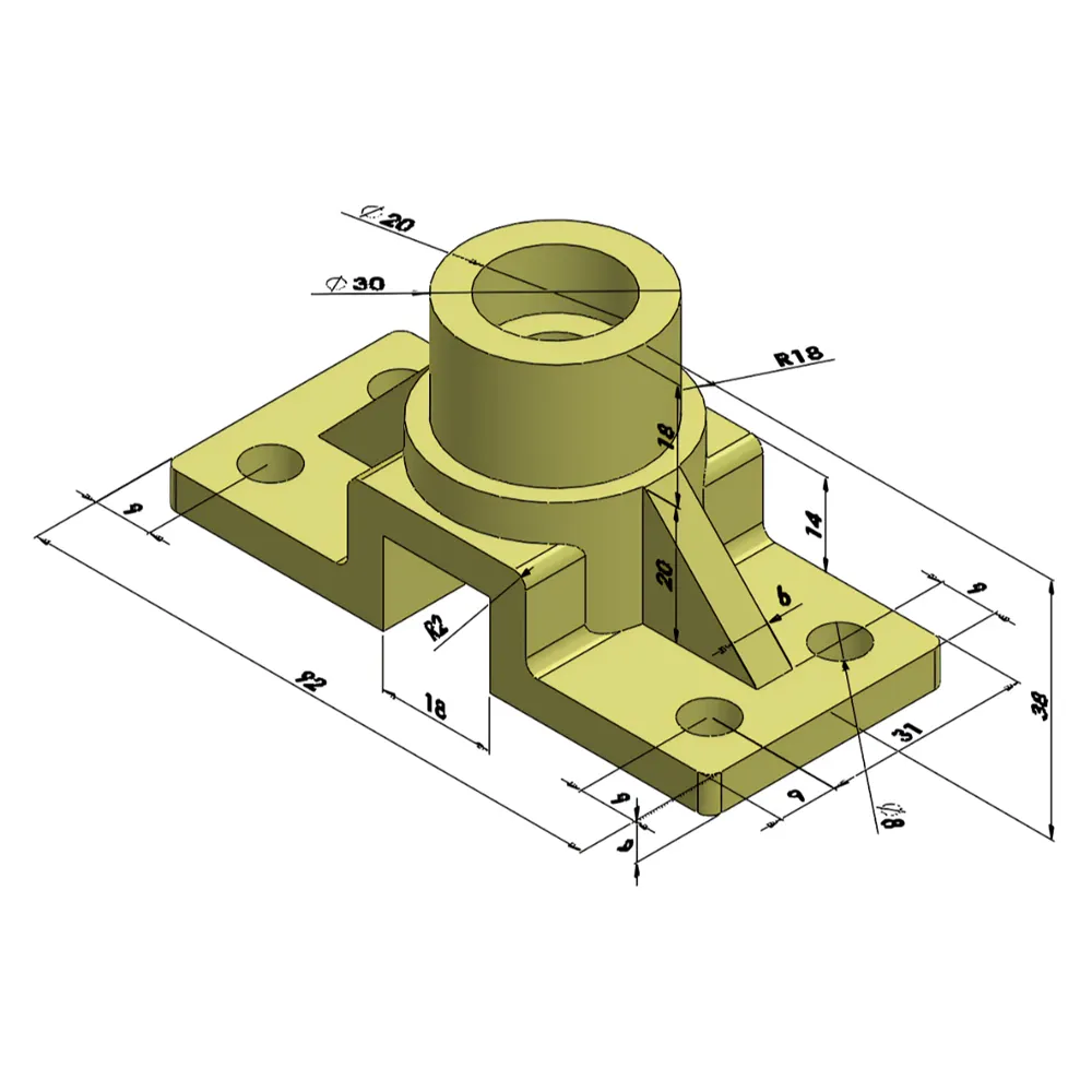 新製品の設計および開発2D 3D CAD図面および部品エンジニアリングサービス