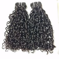 Vente en gros de cheveux, vendeurs de cheveux humains super doublement étirés, mèches de qualité 12A Pixie Curl, cheveux bruts alignés sur les cuticules