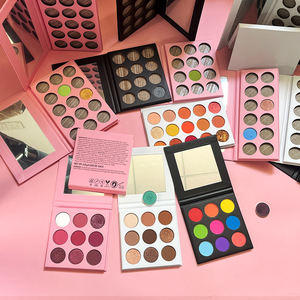 Marque privée vente en gros fabricant personnalisé palette de <span class=keywords><strong>fard</strong></span> à paupières maquillage palette de <span class=keywords><strong>fard</strong></span> à paupières marron végétalien - Product Image 2